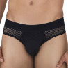 CLEVER Slip Résille Swirl Noir